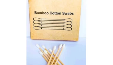 Bamboo Cotton Double Tip Earbuds / Swabs (75 Sticks / 150 swabs)