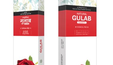 Natural Gulab Agarbatti / प्राकृतिक सुगंध युक्त एवं बाँस रहित - 50gm