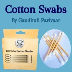 Bamboo Cotton Double Tip Earbuds / Swabs (75 Sticks / 150 swabs)
